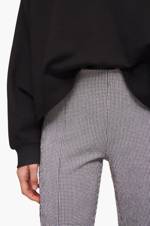 Bimba Y Lola клош панталон с гингам черен облекло 28R6R415