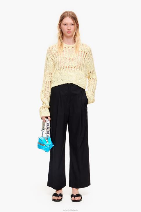 Bimba Y Lola панталон от поплин черен облекло 28R6R416