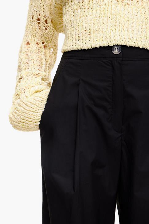 Bimba Y Lola панталон от поплин черен облекло 28R6R416