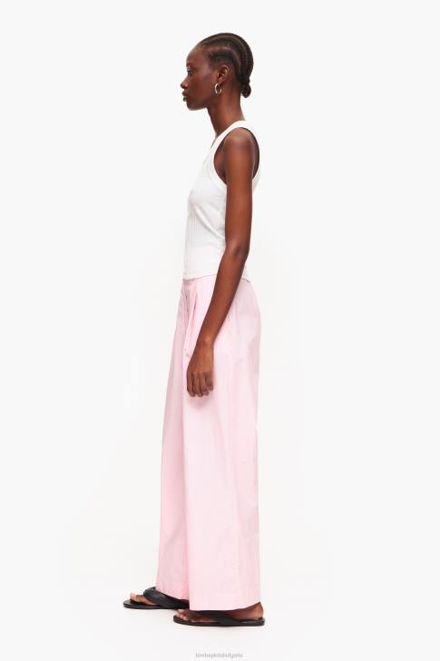 Bimba Y Lola леки панталони от поплин розово облекло 28R6R417