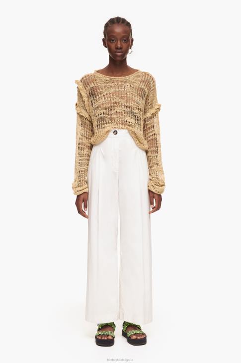 Bimba Y Lola леки панталони от поплин сиво облекло 28R6R418