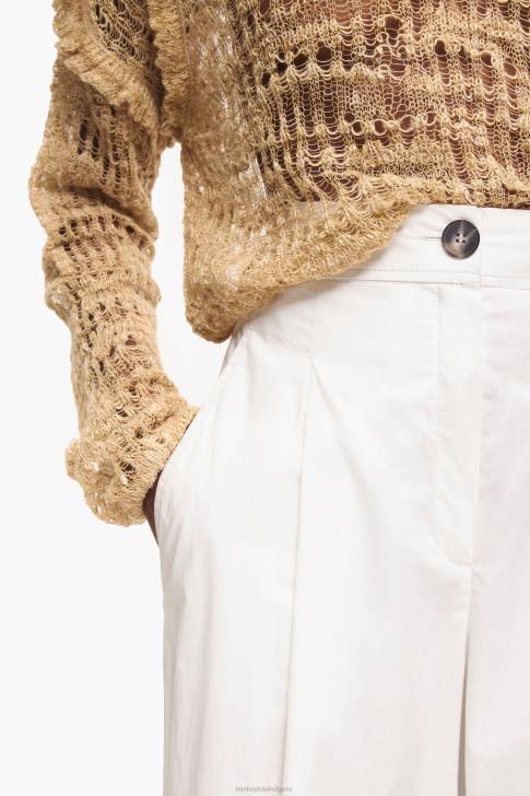 Bimba Y Lola леки панталони от поплин сиво облекло 28R6R418