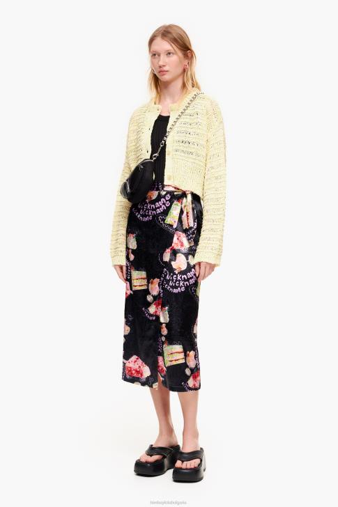 Bimba Y Lola обгръщаща се пола с фотопечат псевдоним облекло 28R6R459