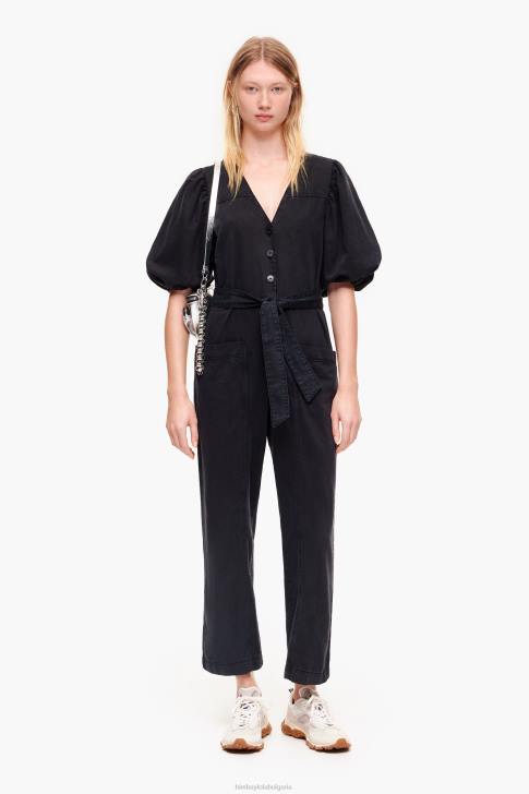 Bimba Y Lola дънков гащеризон черен облекло 28R6R178