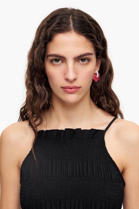 Bimba Y Lola течен макси гащеризон черен облекло 28R6R218