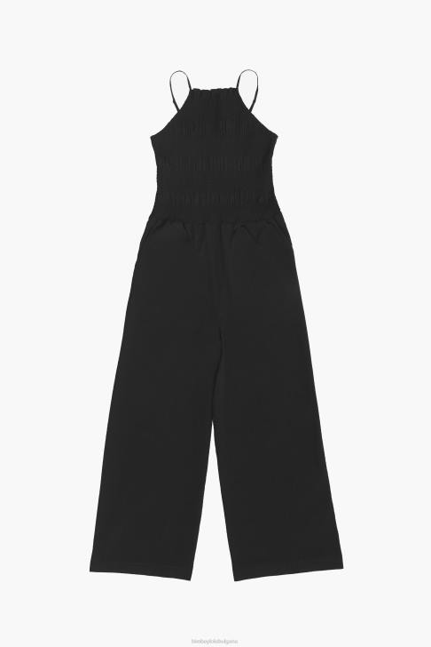 Bimba Y Lola течен макси гащеризон черен облекло 28R6R218