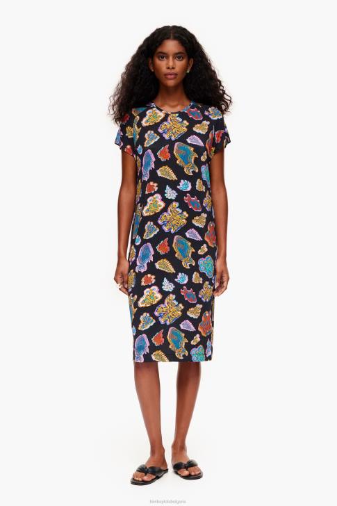 Bimba Y Lola къса рибка морска рокля черен облекло 28R6R173