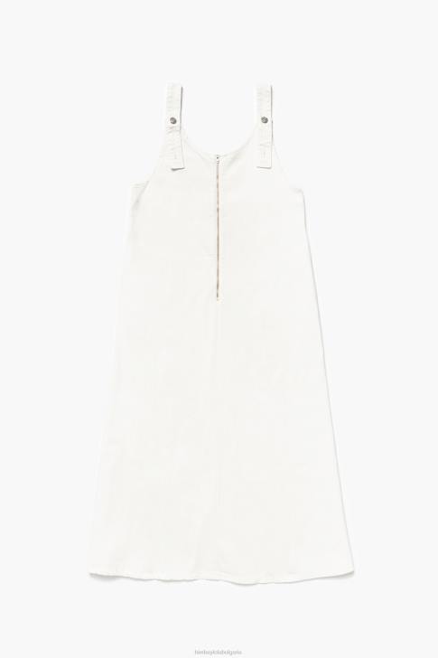 Bimba Y Lola дънкова рокля почти бял облекло 28R6R180