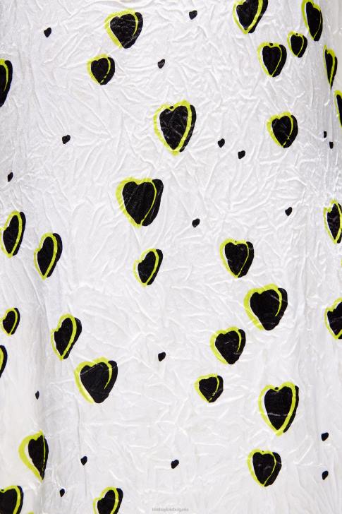 Bimba Y Lola течна миди рокля с малък принт сърца облекло 28R6R203