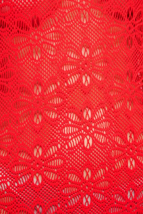 Bimba Y Lola ажурна макси рокля корал облекло 28R6R207