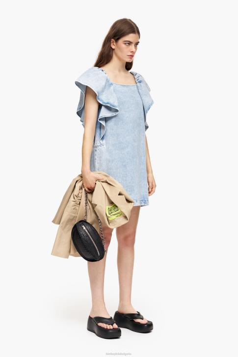 Bimba Y Lola лека дънкова мини рокля син облекло 28R6R213