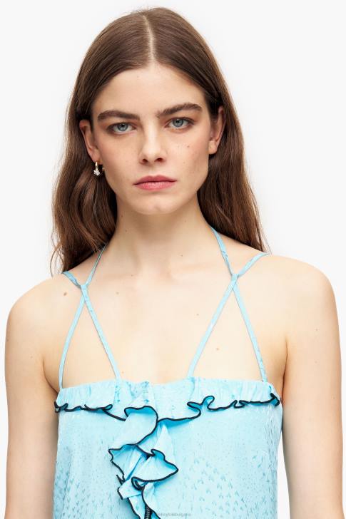 Bimba Y Lola течна миди рокля син облекло 28R6R231