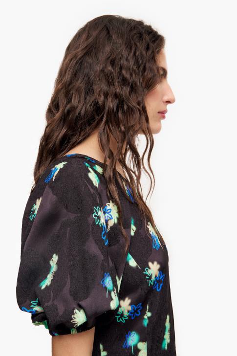 Bimba Y Lola течна рокля с принт на цветя спрей облекло 28R6R233