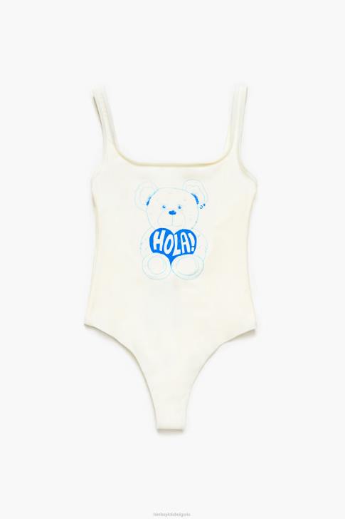 Bimba Y Lola бански с лого на мечка жълто облекло 28R6R884