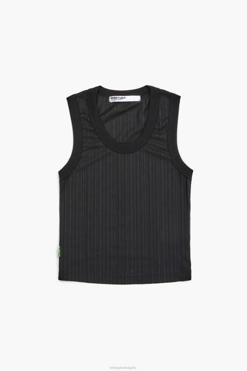 Bimba Y Lola вталена горна част черен облекло 28R6R248