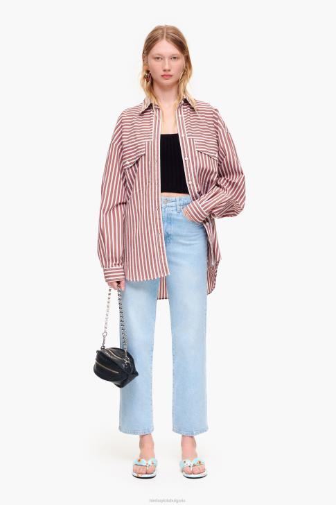 Bimba Y Lola оребрено вталено горнище черен облекло 28R6R313