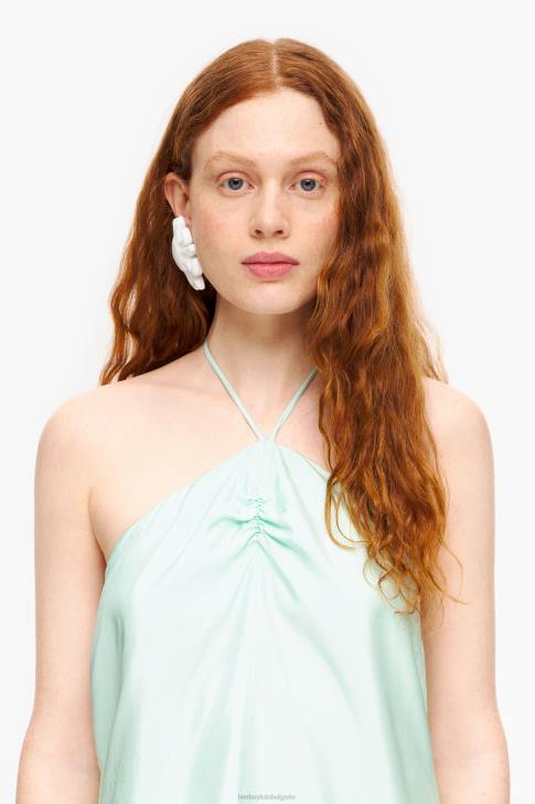 Bimba Y Lola набрана горна част ментово зелено облекло 28R6R331