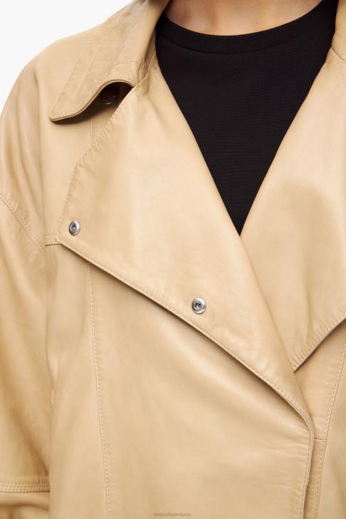 Bimba Y Lola кожено яке камила облекло 28R6R475