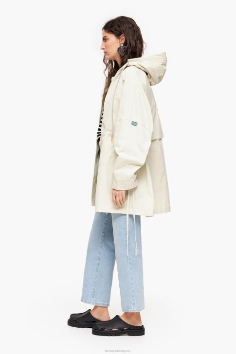 Bimba Y Lola извънгабаритни изкоп измито зелено облекло 28R6R486