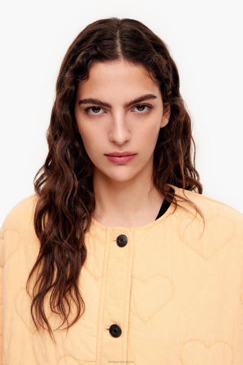 Bimba Y Lola ватирано яке със сърца праскова облекло 28R6R489