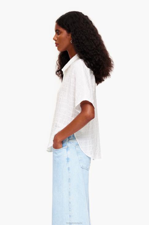 Bimba Y Lola къса риза слонова кост облекло 28R6R327