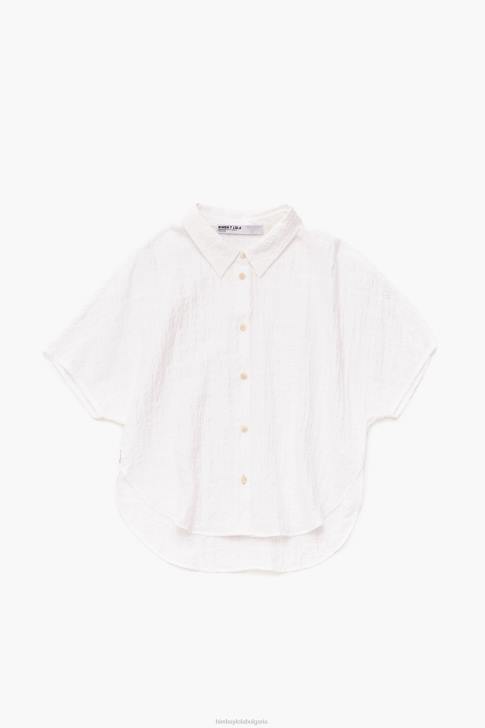 Bimba Y Lola къса риза слонова кост облекло 28R6R327