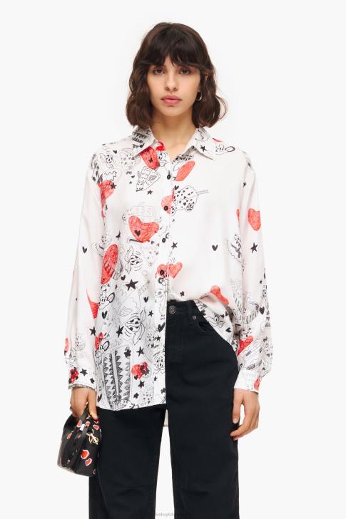 Bimba Y Lola сърце риза псевдоним облекло 28R6R347