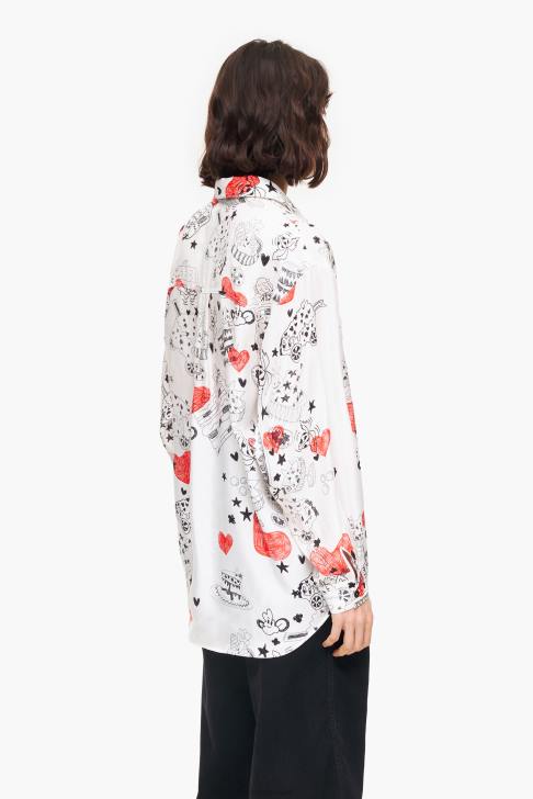 Bimba Y Lola сърце риза псевдоним облекло 28R6R347