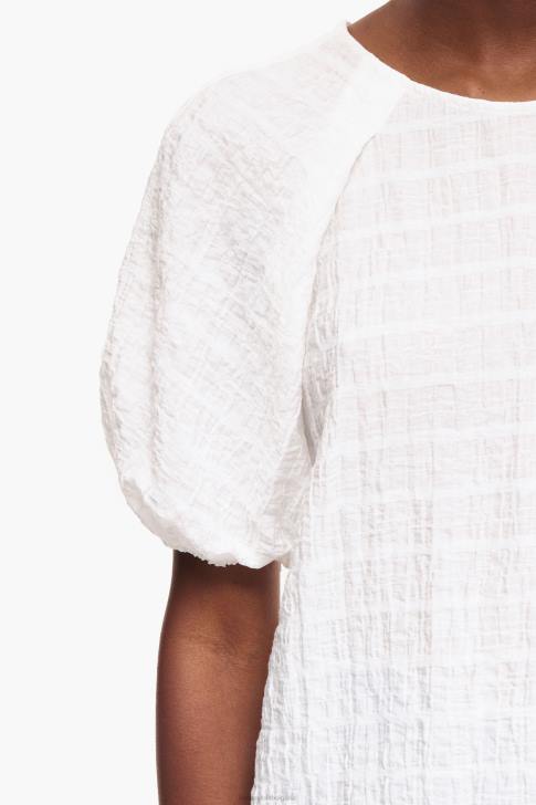 Bimba Y Lola къса блуза слонова кост облекло 28R6R348