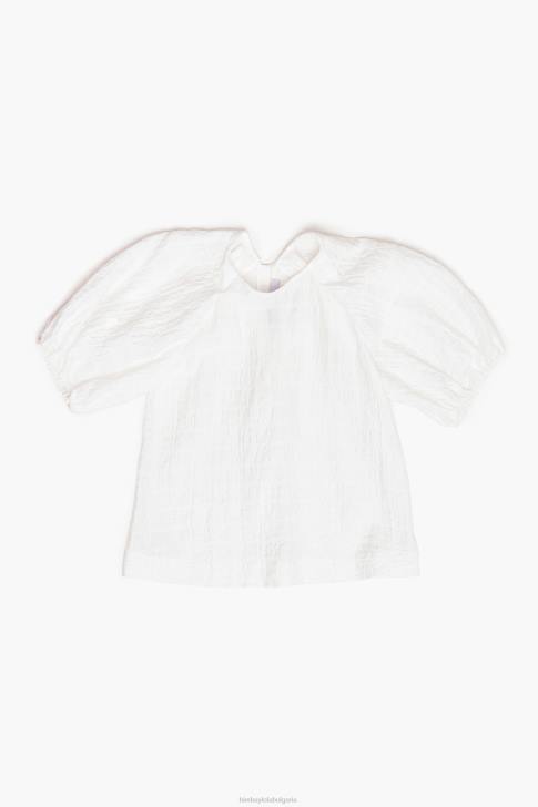 Bimba Y Lola къса блуза слонова кост облекло 28R6R348