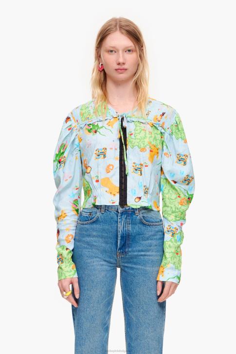 Bimba Y Lola блуза за игри vigo изрязано облекло 28R6R344