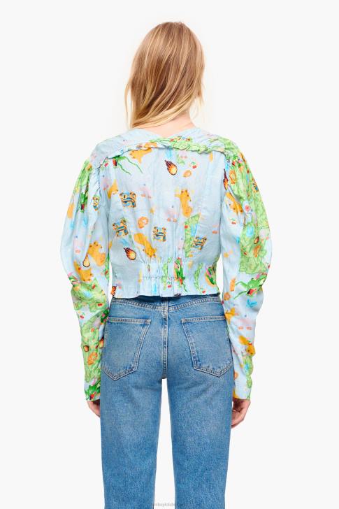 Bimba Y Lola блуза за игри vigo изрязано облекло 28R6R344