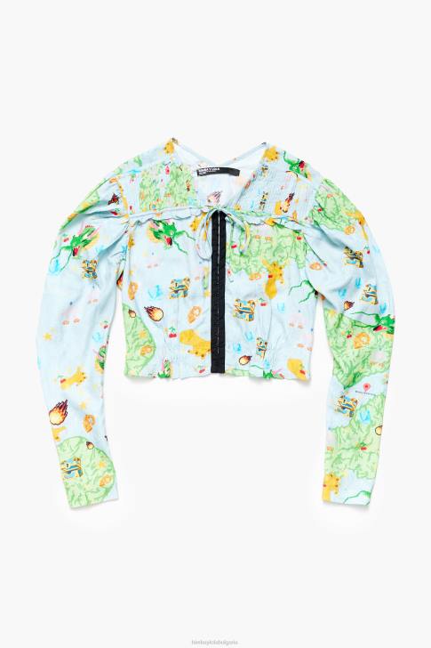 Bimba Y Lola блуза за игри vigo изрязано облекло 28R6R344