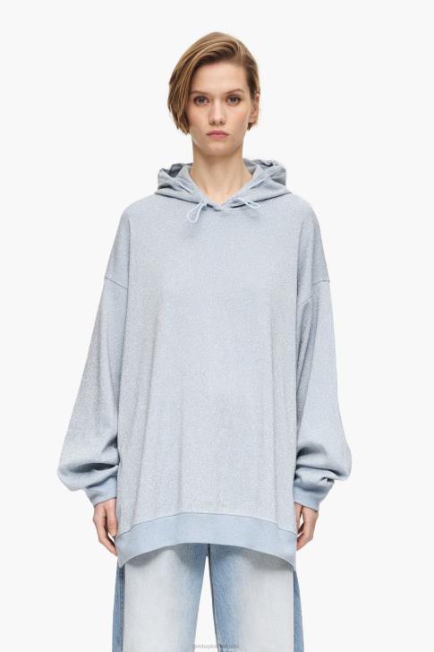 Bimba Y Lola памучен суичър син облекло 28R6R493