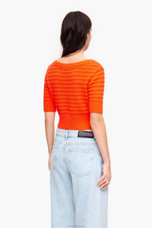 Bimba Y Lola плетена жилетка корал облекло 28R6R372