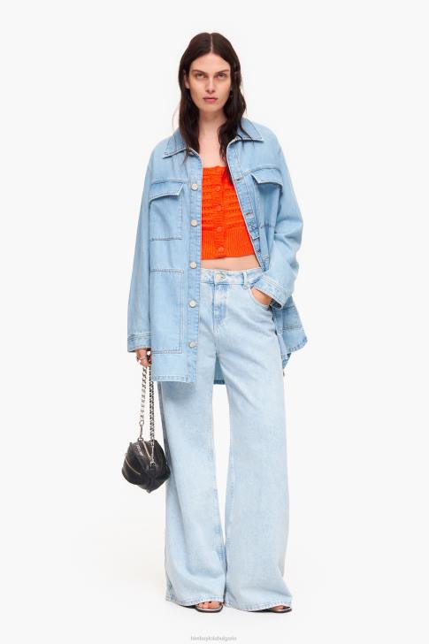 Bimba Y Lola плетена жилетка корал облекло 28R6R372