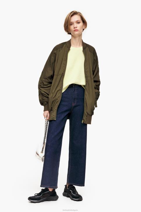 Bimba Y Lola памучен пуловер жълто облекло 28R6R377