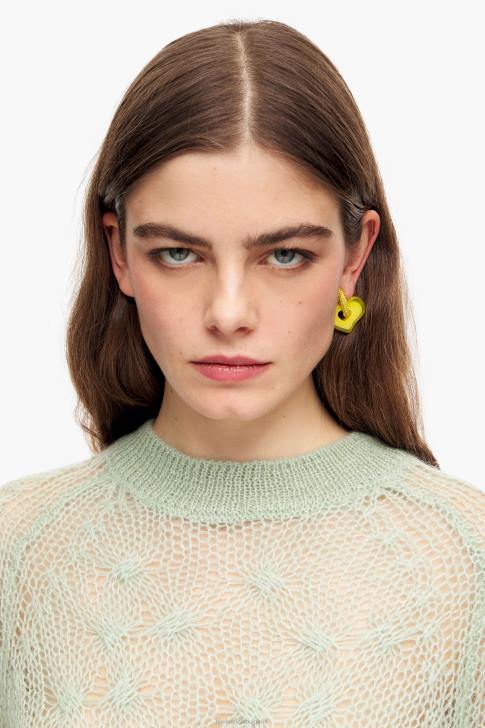 Bimba Y Lola мохер отворен пуловер мента облекло 28R6R381