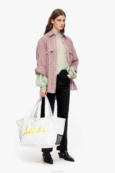 Bimba Y Lola мохер отворен пуловер мента облекло 28R6R381