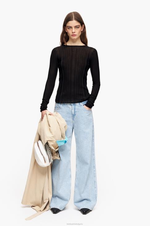 Bimba Y Lola втален пуловер черен облекло 28R6R384