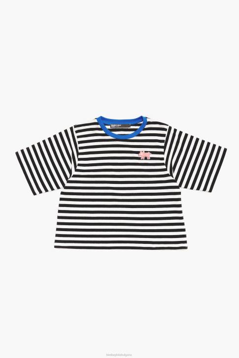 Bimba Y Lola раирана кучешка тениска черен облекло 28R6R252