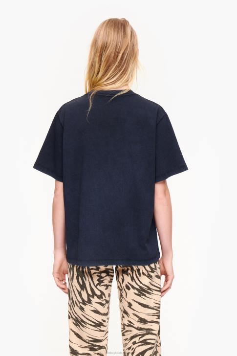 Bimba Y Lola памучна тениска с лого черен облекло 28R6R261