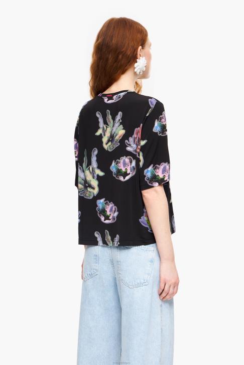 Bimba Y Lola тъмно коралова тениска сиво облекло 28R6R266