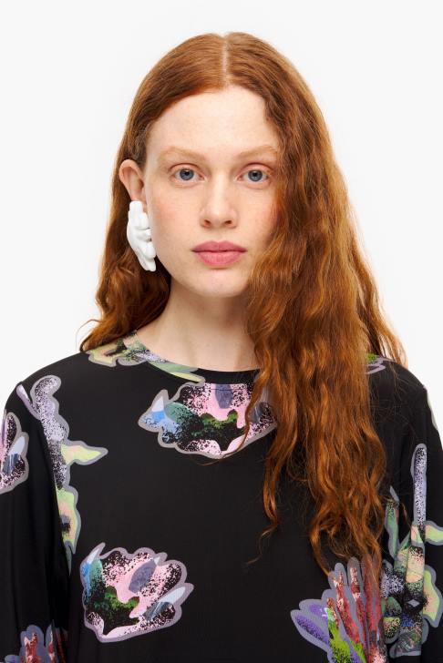 Bimba Y Lola тъмно коралова тениска сиво облекло 28R6R266