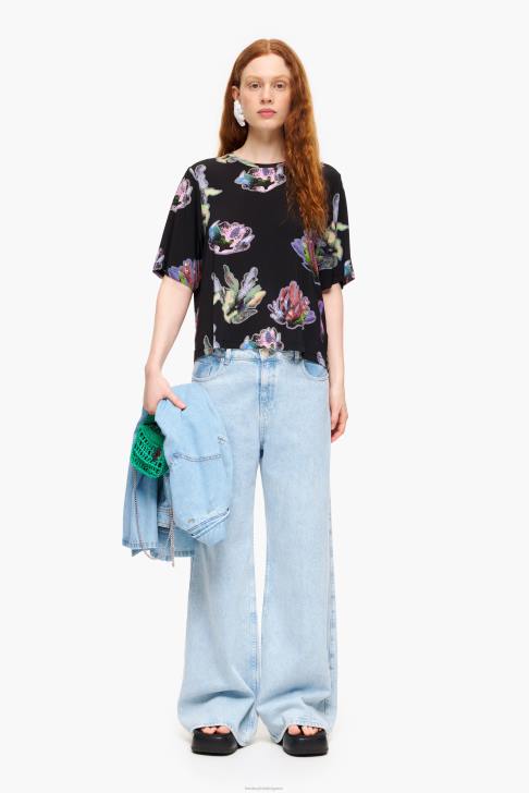 Bimba Y Lola тъмно коралова тениска сиво облекло 28R6R266