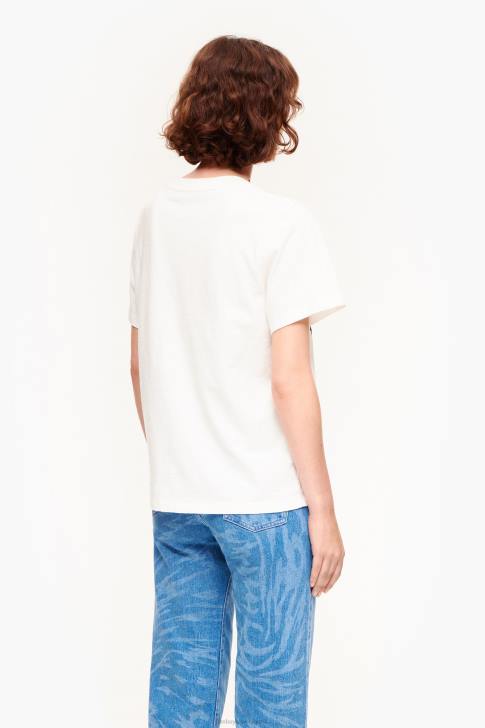 Bimba Y Lola тениска с мечка панда бяло облекло 28R6R279