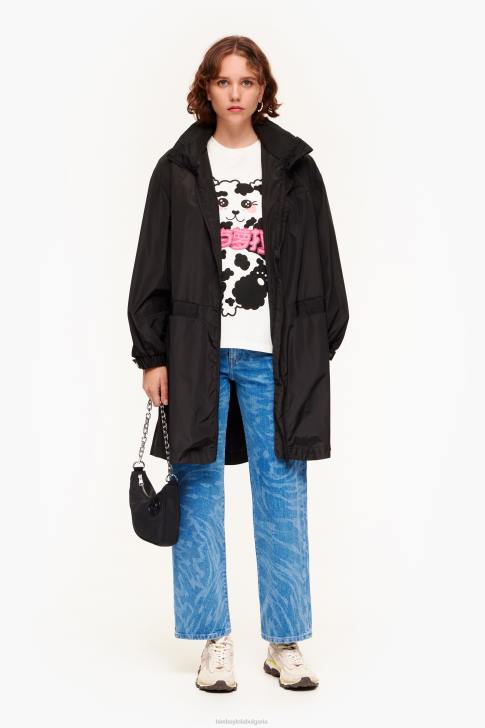 Bimba Y Lola тениска с мечка панда бяло облекло 28R6R279