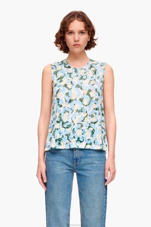 Bimba Y Lola светла тениска с четка за животни син облекло 28R6R292