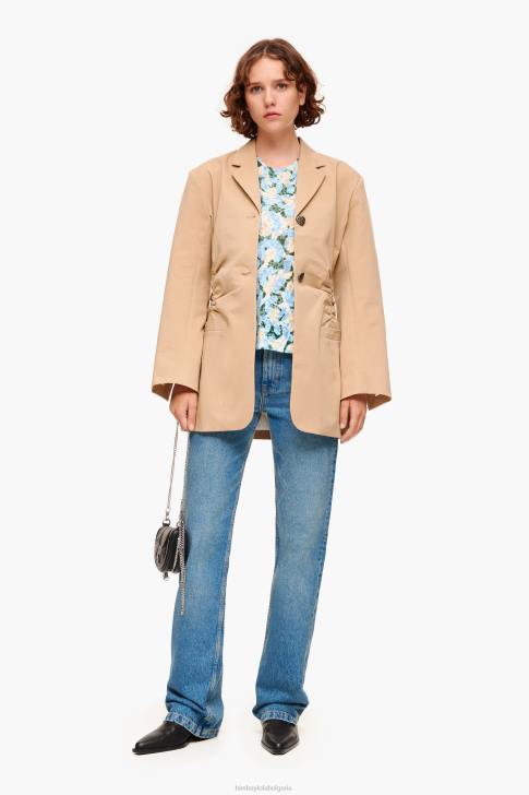 Bimba Y Lola светла тениска с четка за животни син облекло 28R6R292