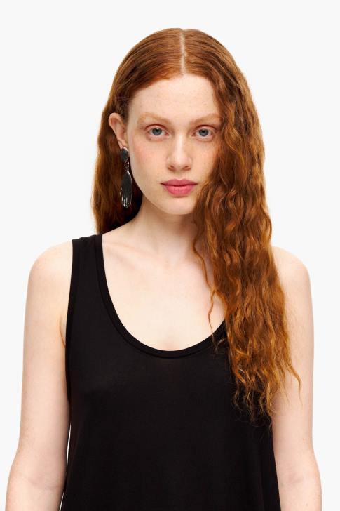 Bimba Y Lola тениска с а-силует черен облекло 28R6R315